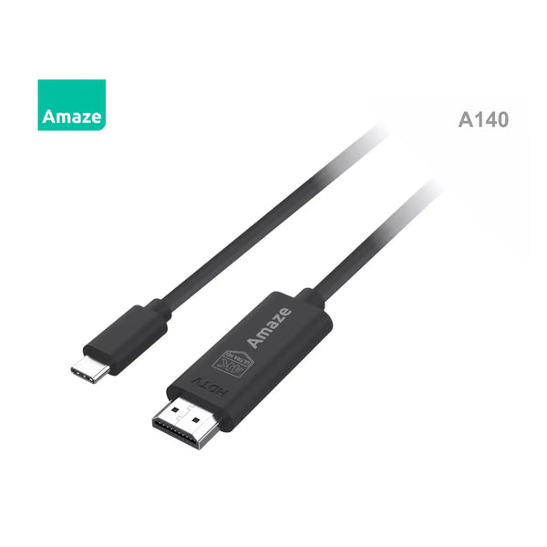 AMAZE A140 Type C to HDMI 4k Cable 1.8m - Gaming Wala Bhai