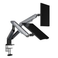 Anda Seat Stealth PRO II Duo A9-2S Ergonomic Monitor Arm Black Titanium (AD-W-A9-2S-BT)