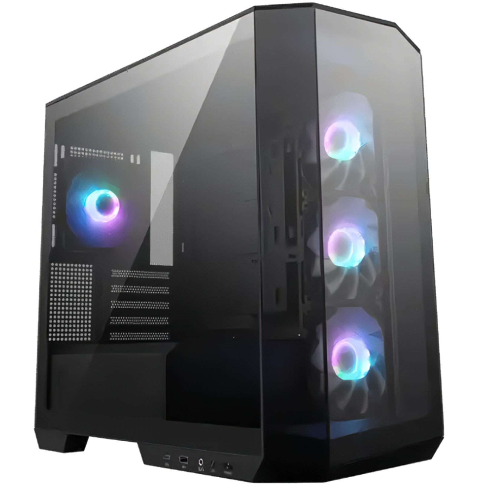 MSI MAG PANO M100R PZ Black Micro-ATX PC Case product image