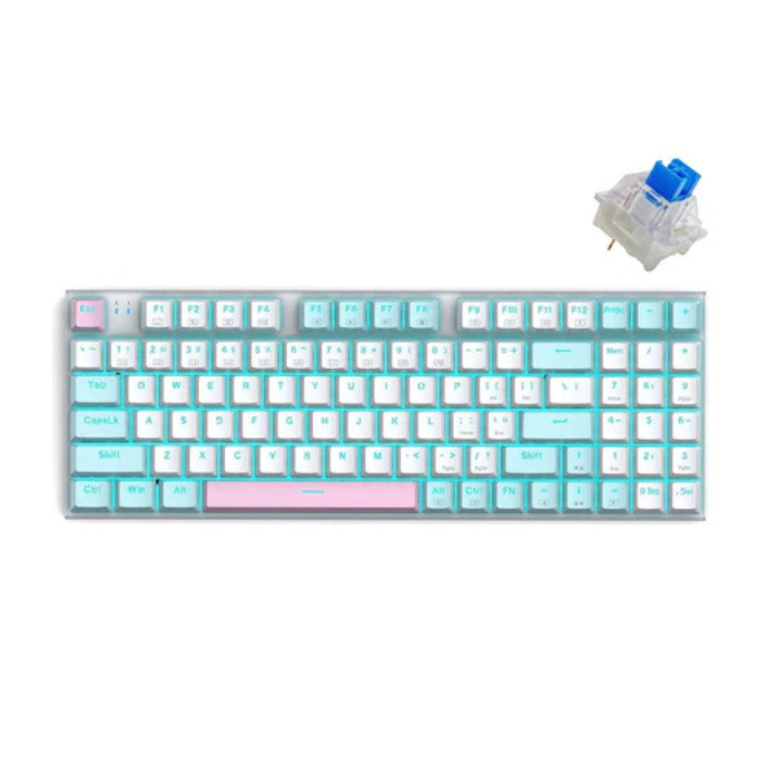 E-YOOSO Z-19 Blue White keyboard