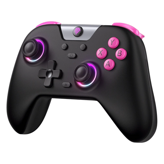 EasySMX X05 wireless gaming controller front view white background