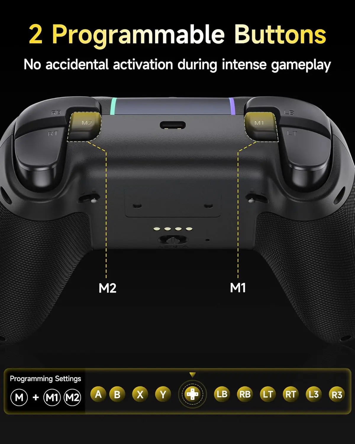 EasySMX X05 Pro macro buttons and triggers