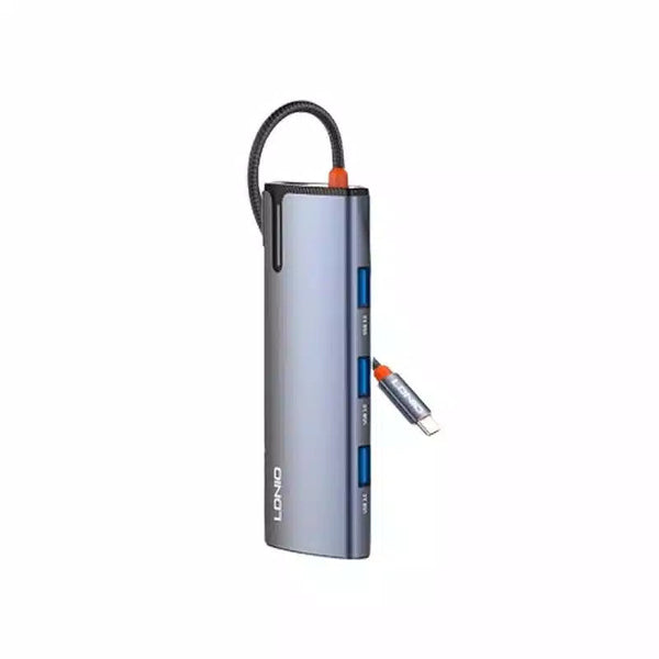 LDNIO DS-16H 6-in-1 Type C Hub HDMI USB 3.0 RJ45 PD Docking Station Pakistan