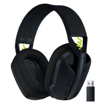 Logitech G435 Lightspeed Wireless Gaming Headset - Black and Neon Yellow