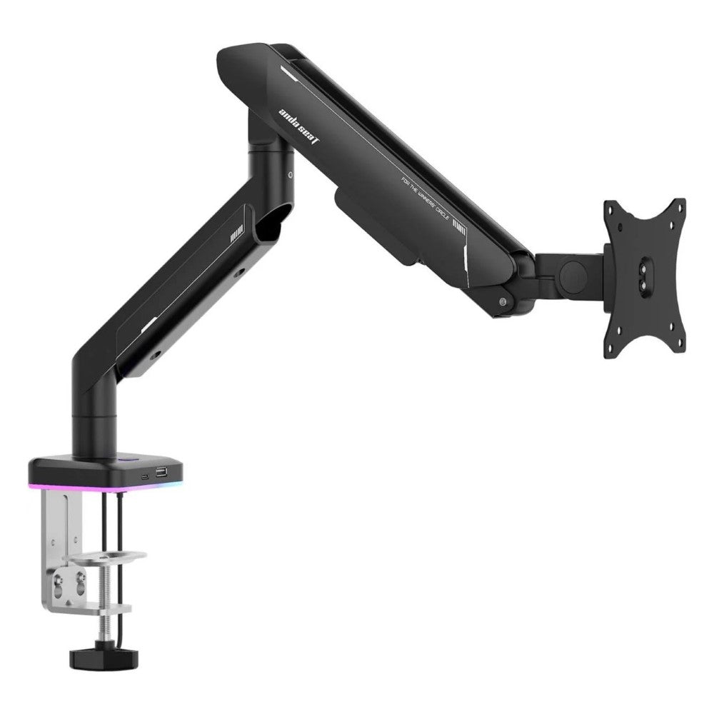 AndaSeat Stealth Pro II RGB (AD-W-A9X-1S-BB) Ergonomic – Single Monitor Arm Black