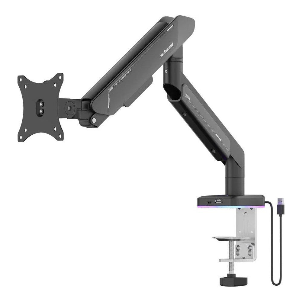 AndaSeat Stealth Pro II RGB (AD-W-A9X-1S-BB) Ergonomic – Single Monitor Arm Black