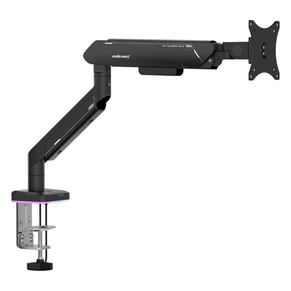 AndaSeat Stealth Pro II RGB (AD-W-A9X-1S-BB) Ergonomic – Single Monitor Arm Black
