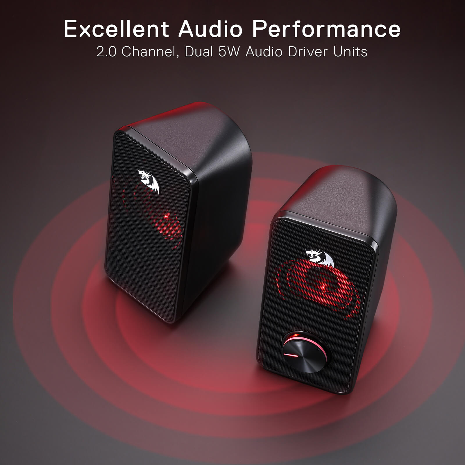 Redragon GS500 Stentor USB-powered speakers