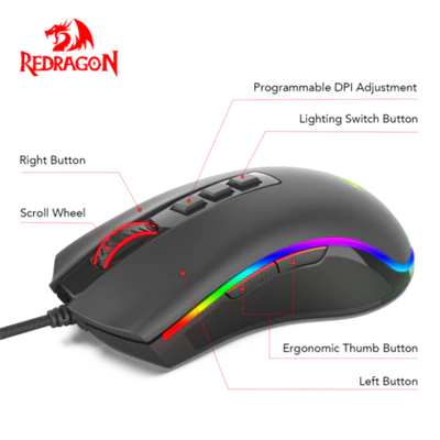 REDRAGON M711 COBRA GAMING MOUSE