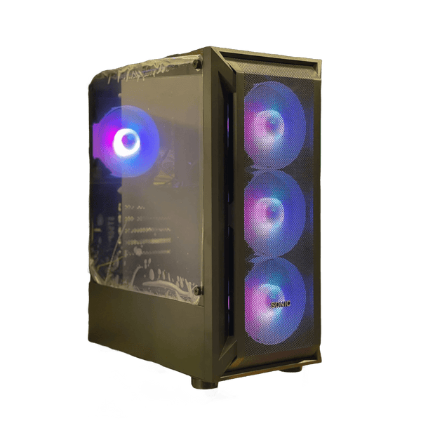 Sonic R19 SONIC R19 BLACK ATX GAMING CASE – Gaming Wala Bhai