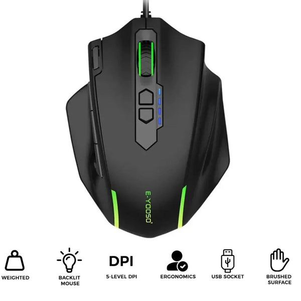 E-YOOSO X-41 RGB Wired Gaming Mouse - Gaming Wala Bhai