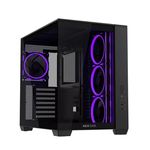ASUS A32 Plus TG ARGB ATX PC Case - Black - Gaming Wala Bhai