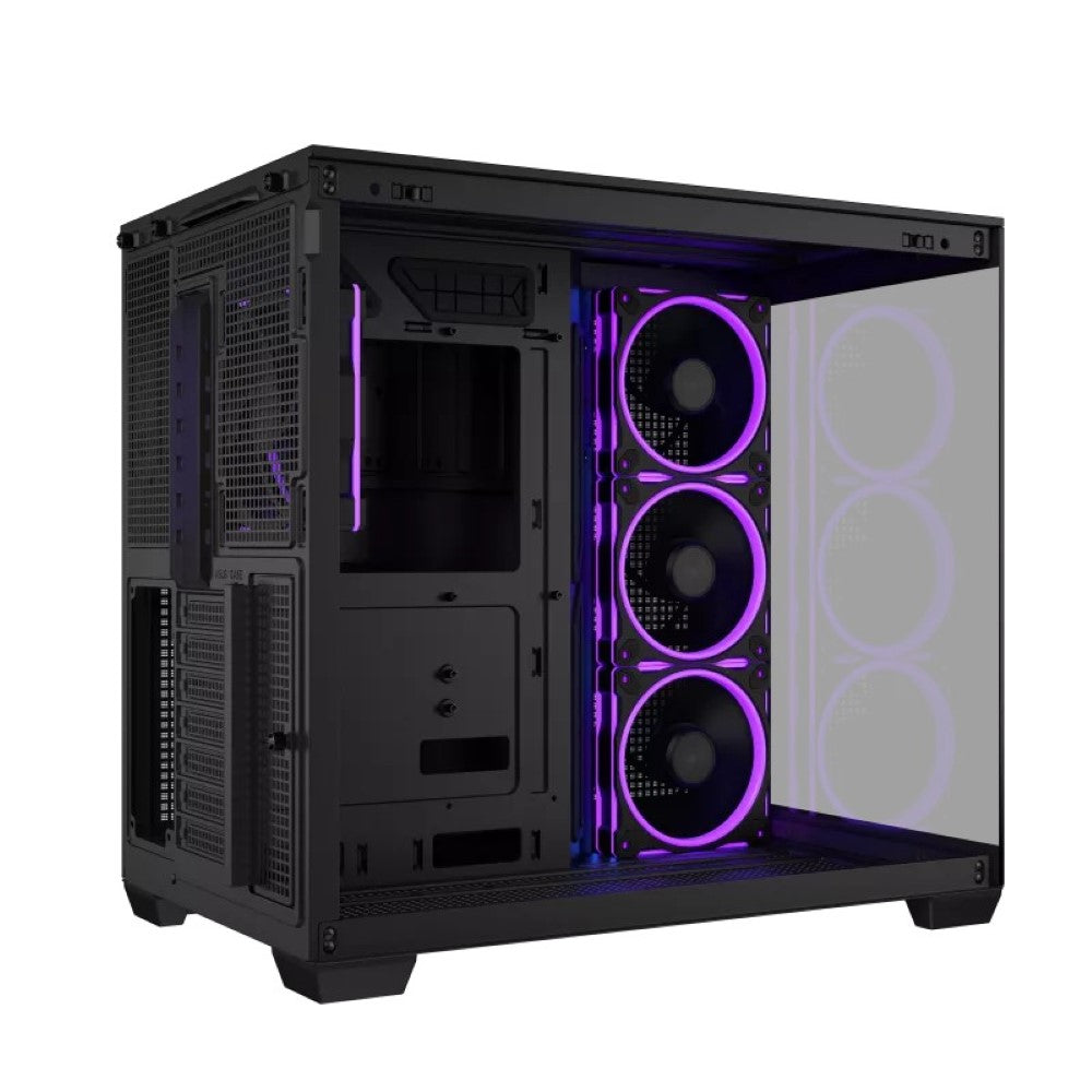 ASUS A32 Plus TG ARGB ATX PC Case – Black
