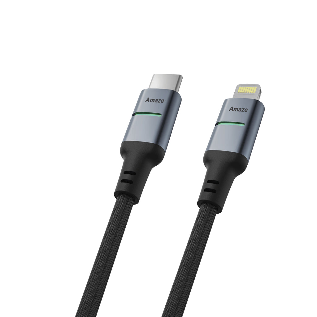 Amaze A47 Type C to Lightning cable black