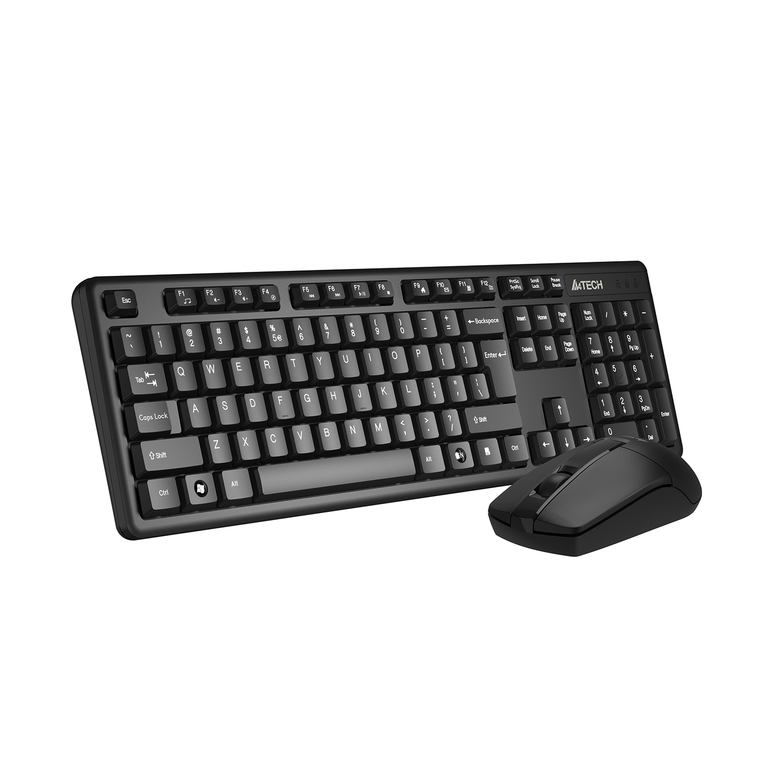 A4TECH 3330NS Black Wireless Keyboard and Mouse Combo — product view 2