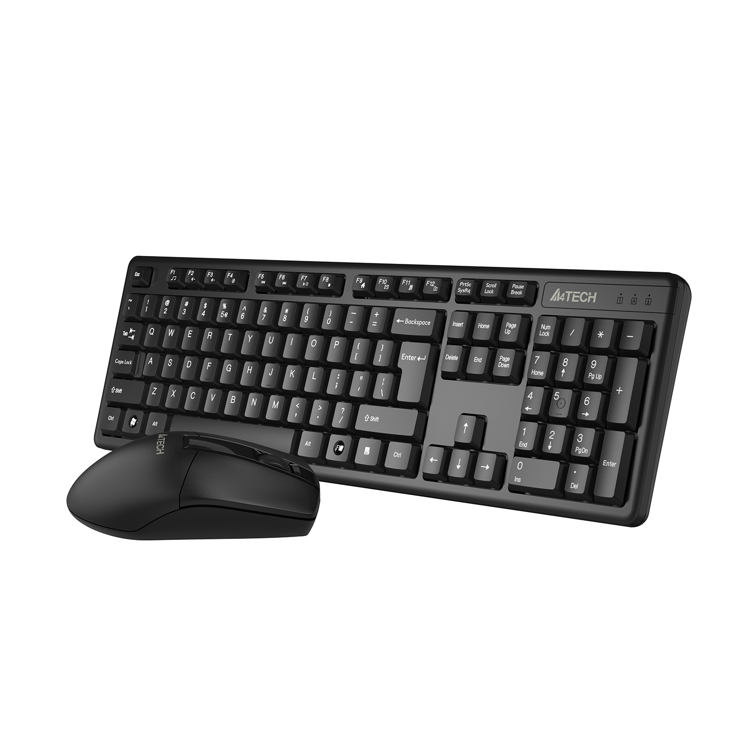 A4TECH 3330NS Black Wireless Keyboard and Mouse Combo — product view 3