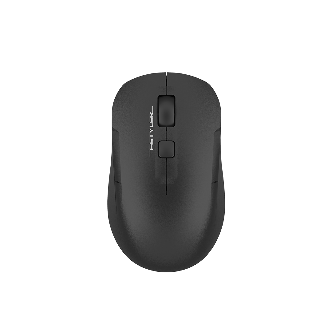 A4Tech FG16CS Air2 Dual-Function Air Mouse Black — front product view