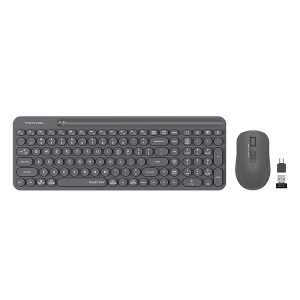 A4Tech FG3300 AirQuietKey 2-Zone Combo — front product view