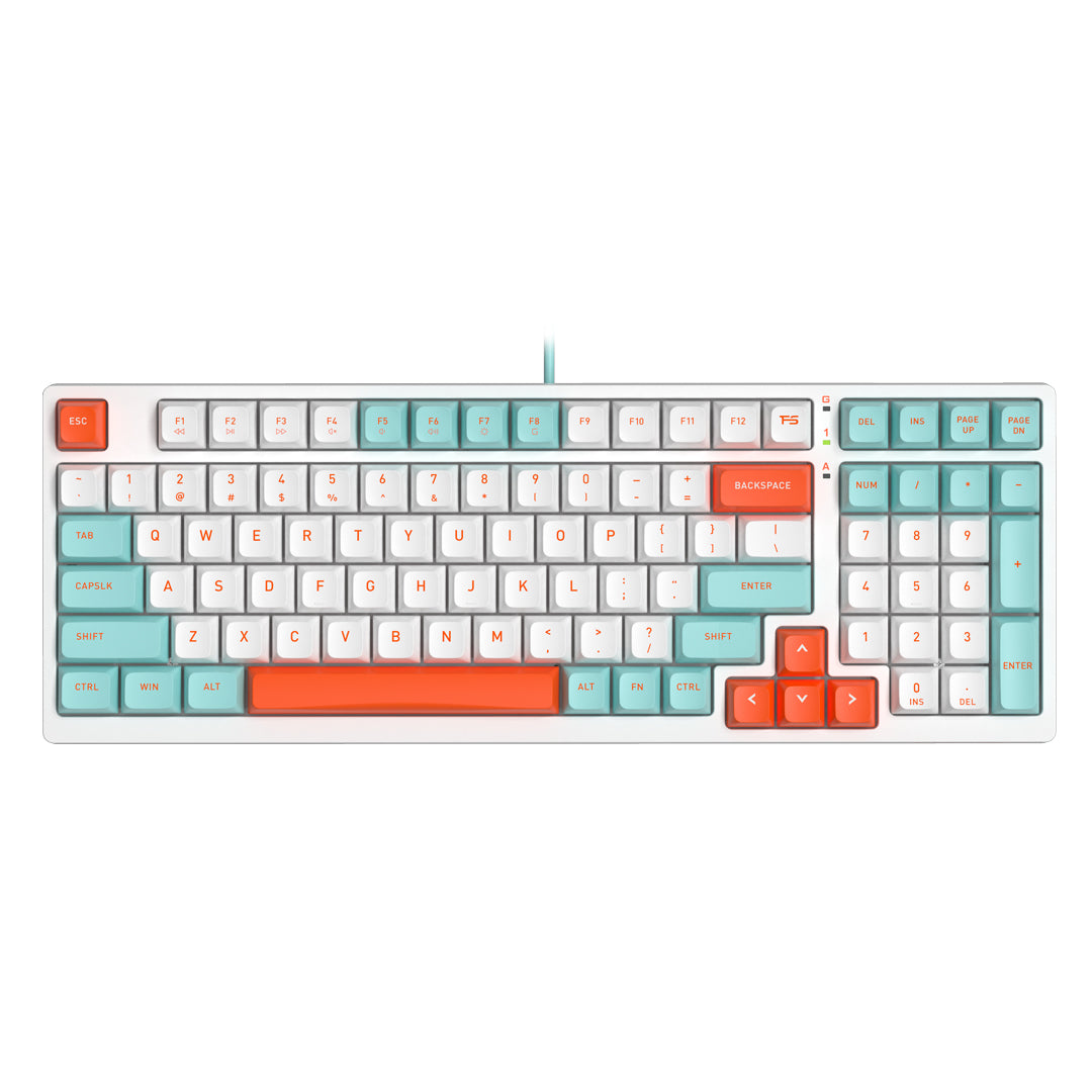 A4Tech FS300 Hot-Swappable Mechanical Keyboard | Panda Snorkeling — front product view