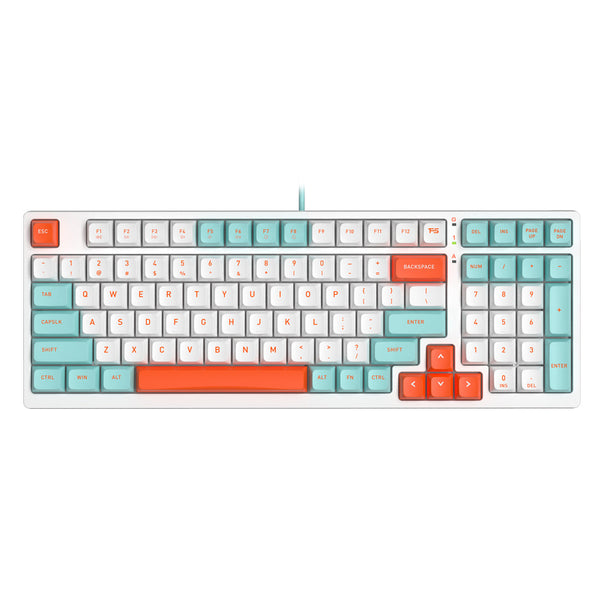 A4Tech FS300 Hot-Swappable Mechanical Keyboard | Panda Snorkeling — front product view