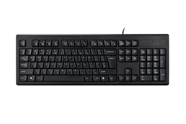 A4Tech KRS-83 Natural_A FN Keyboard, Black — front product view