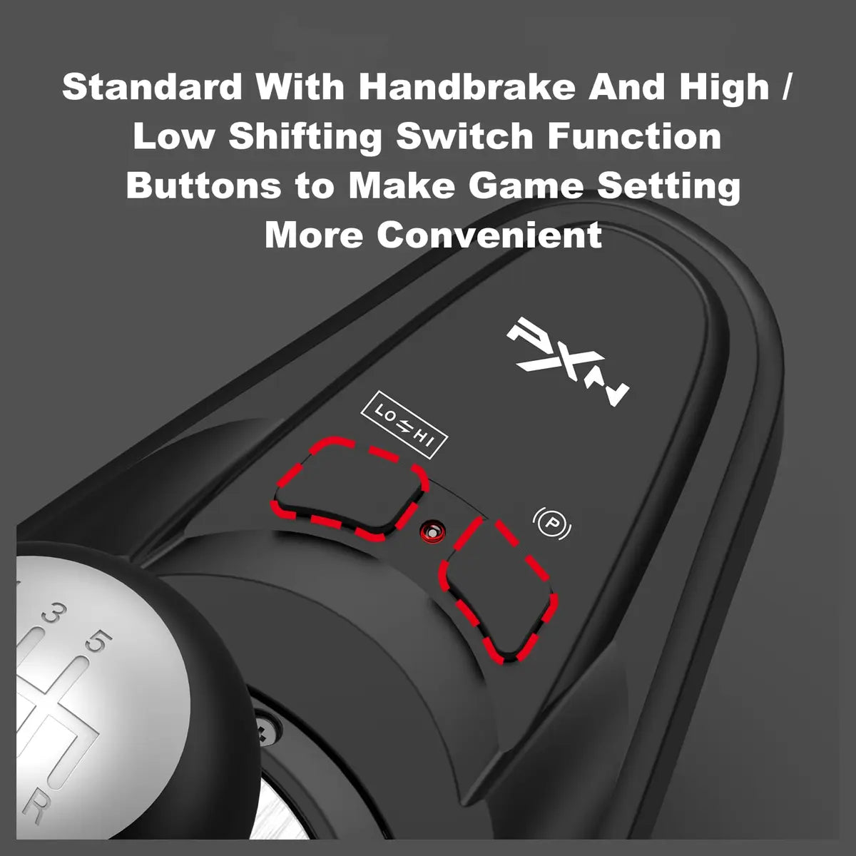 PXN A7 Gaming Wheel Shifter 6 +1 Shift Lever