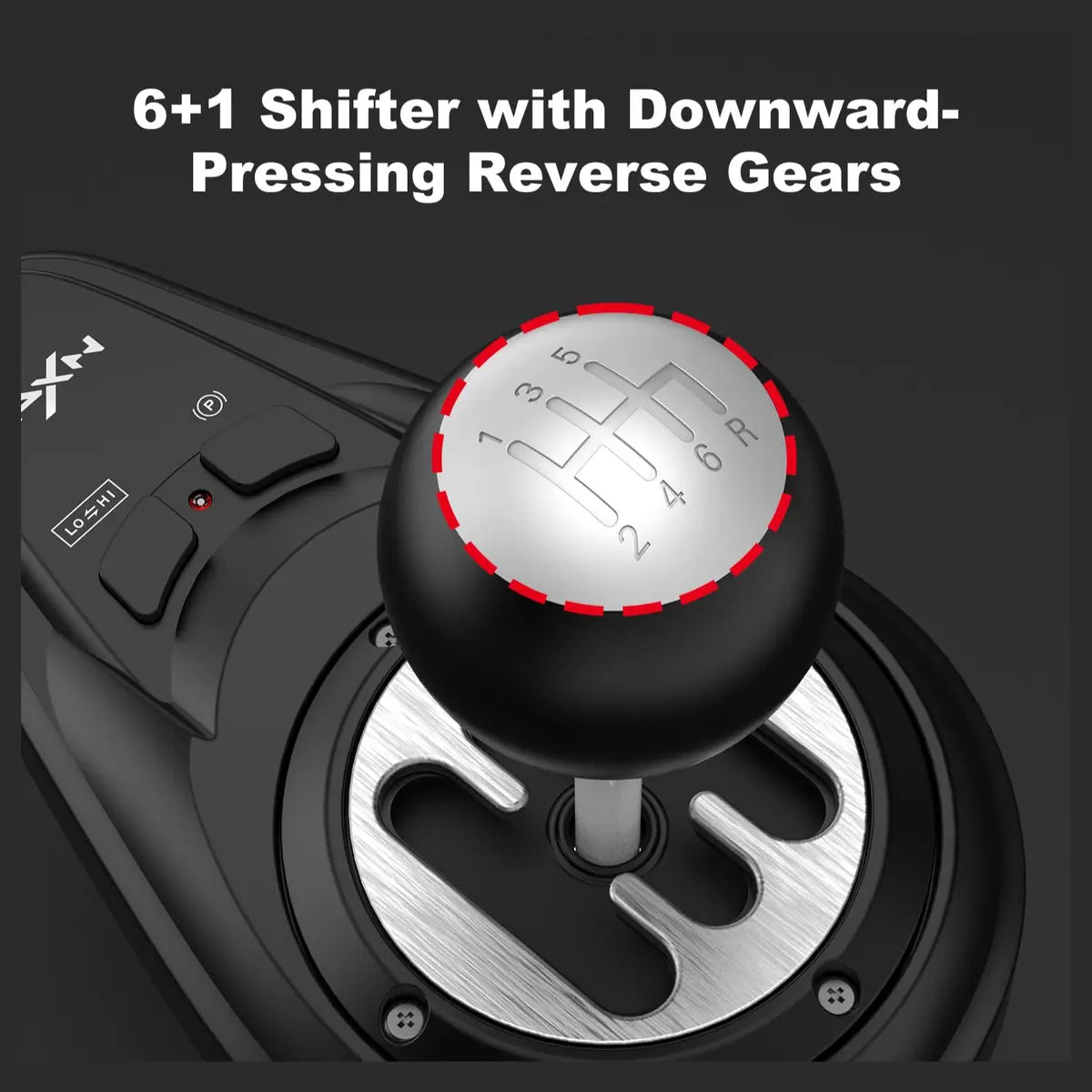 PXN A7 Gaming Wheel Shifter 6 +1 Shift Lever