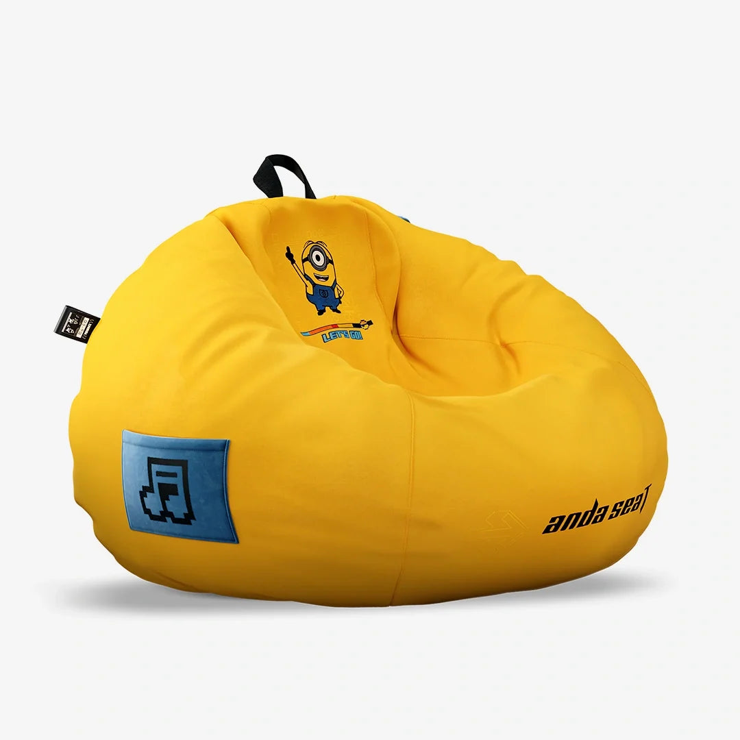 AndaSeat Minions Cloud Bean Bag Gaming Sofa with Footrest — official view 1