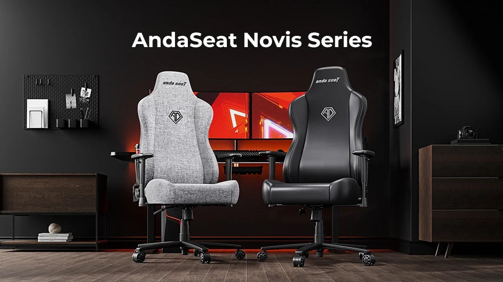 AndaSeat Novis Ultra Gaming Chair Napa Leather / Linen Fabric
