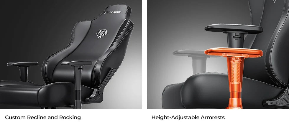 AndaSeat Novis Ultra armrests and recline