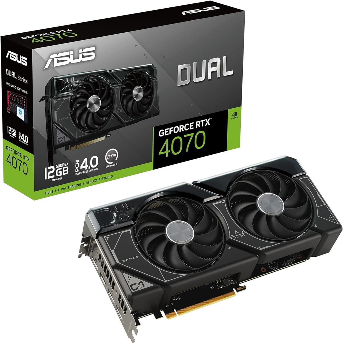 ASUS DUAL Gaming GeForce RTX™ 4070 12GB