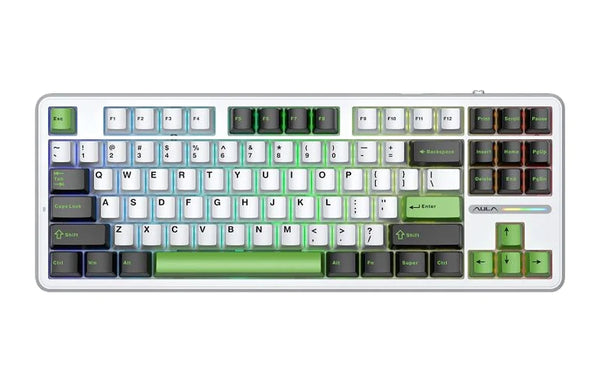 AUL-F87-8558 — AULA F87 — Black + White + Green