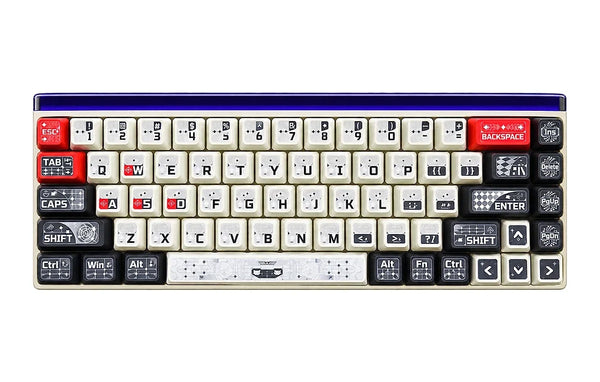 AUL-HERO68HE-3928 — AULA HERO 68 HE — White + White Dye-Sublimation