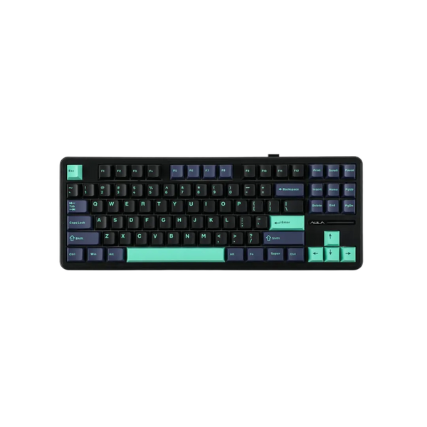 AULA F87PRO V2 TKL tri-mode gasket keyboard with dot-matrix display