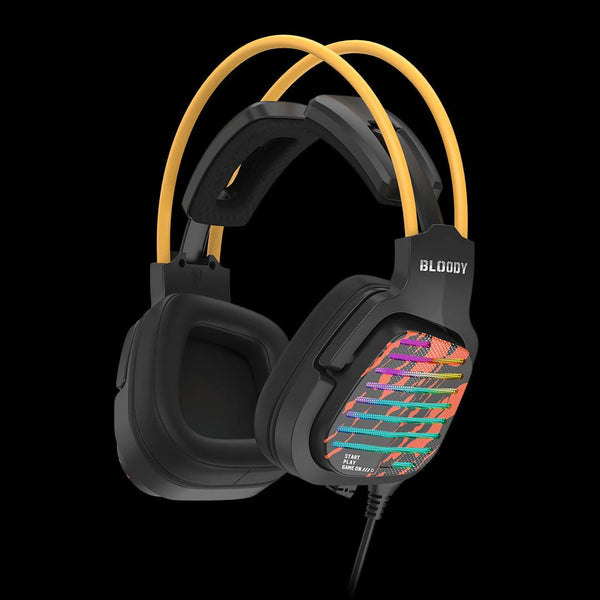 Bloody G565 Virtual 7.1 Surround Sound RGB Gaming Headset Black