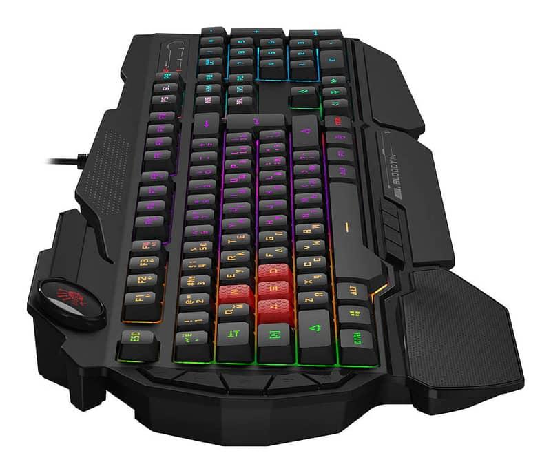 Bloody B310N Neon Gaming Keyboard - Black