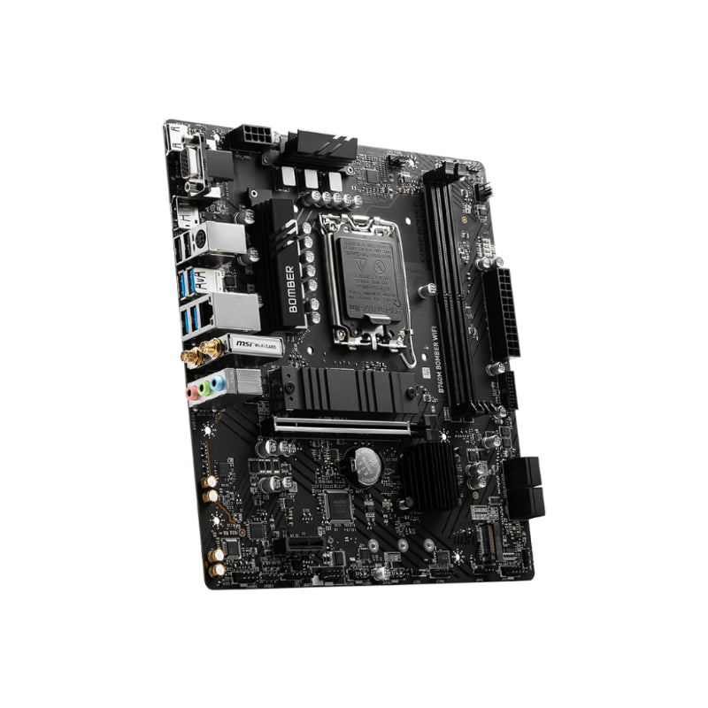 MSI B760M Bomber WiFi DDR5 Motherboard, Micro-ATX