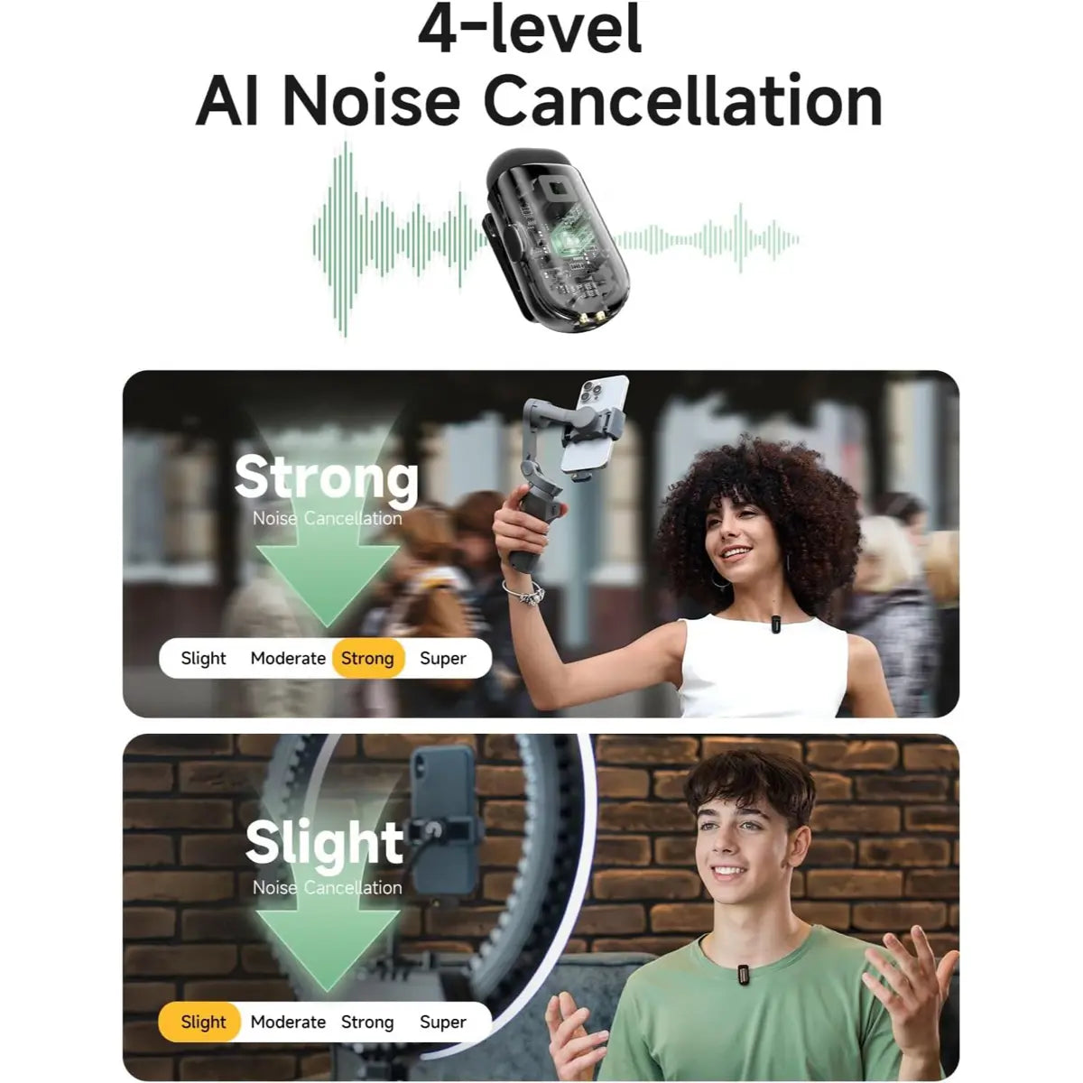MAONO WAVE T1 MINI PBC2 TYPE-C & LIGHTNING RECEIVER MICROPHONE