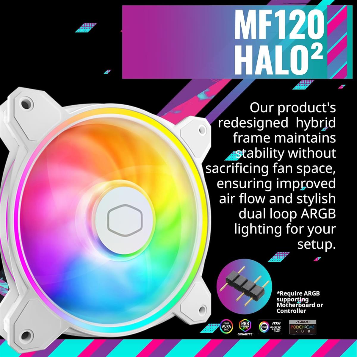 Cooler master Hyper 212 Halo white