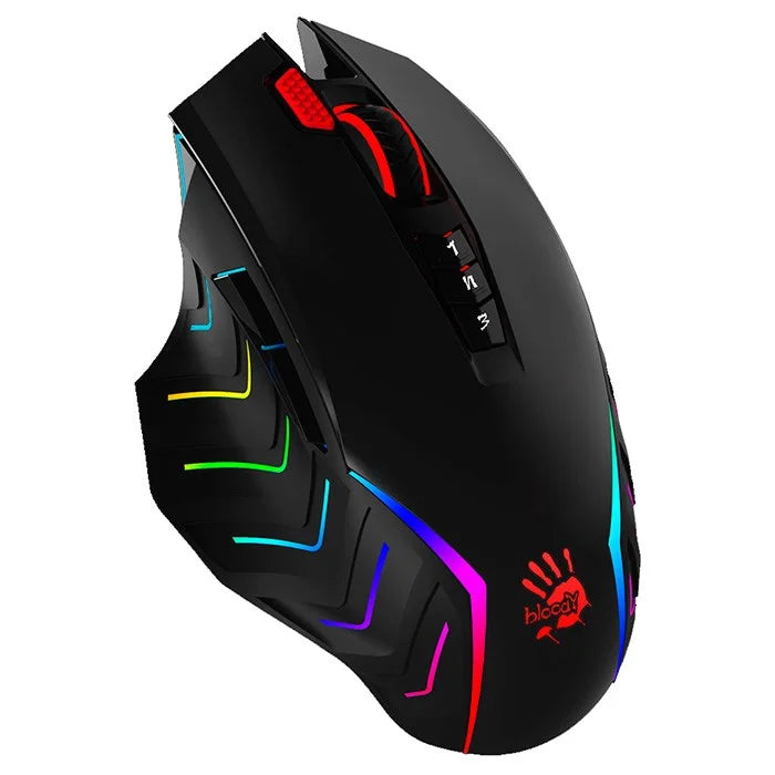 Bloody J90s 2-FIRE RGB ANIMATION GAMING MOUSE