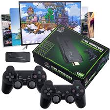 M8 HDMI Game Stick Lite Console 2.4G Wireless Controllers 4K Video Game Retro Box - Gaming Wala Bhai