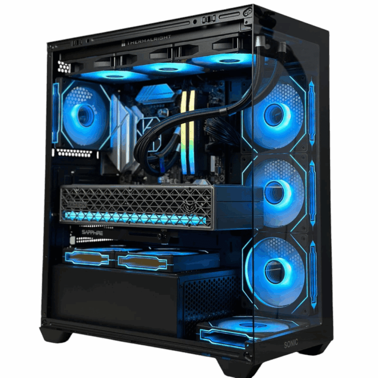 Sonic EL2 ATX ARGB Gaming Case (4x ARGB Fans)