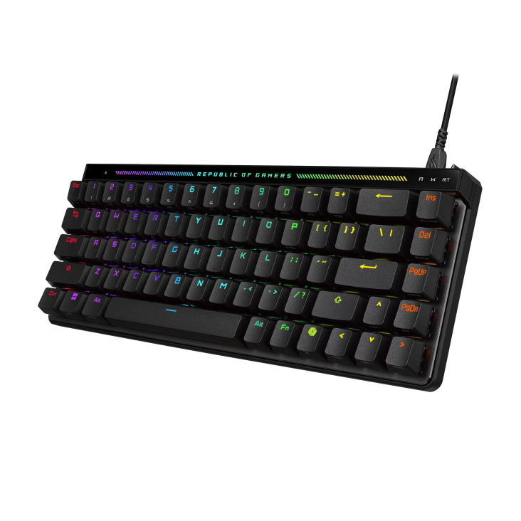 ASUS ROG Falchion Ace HFX M605 Magnetic Switch 8000Hz Gaming Keyboard — official product view