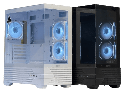 Sonic K10 ATX ARGB Gaming Case (3x ARGB Fans) - Gaming Wala Bhai
