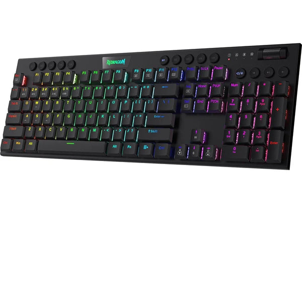 Redragon K618 HORUS PRO Wireless RGB Mechanical Keyboard (Black) - Gaming Wala Bhai