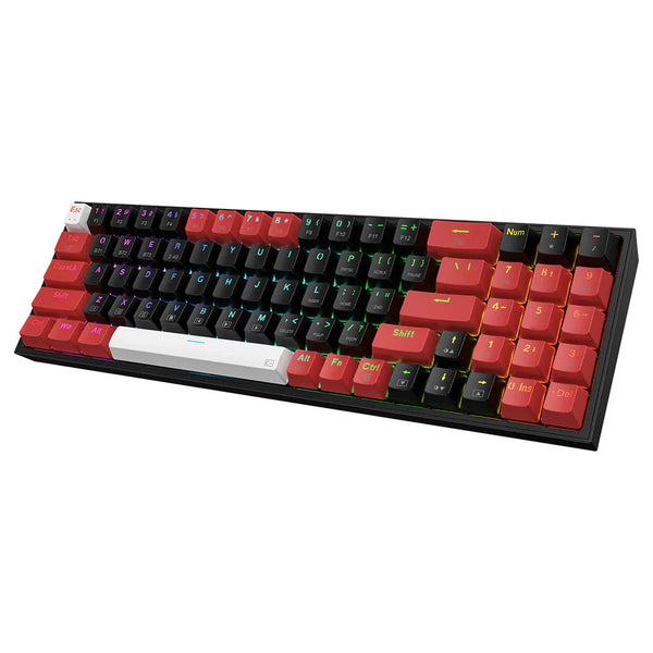 Redragon K628 Pollux Pro BRW 75% Triple-Mode lightweight RGB Keyboard - Gaming Wala Bhai