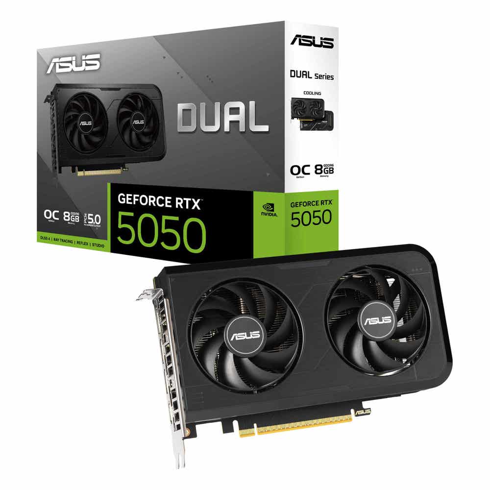 ASUS Dual GeForce RTX 5050 8GB OC graphics card