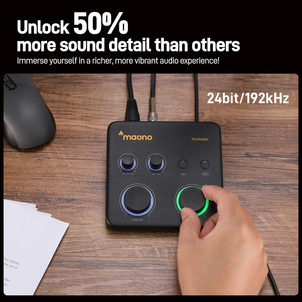 MAONO PS22 Lite USB audio interface — features and details 2
