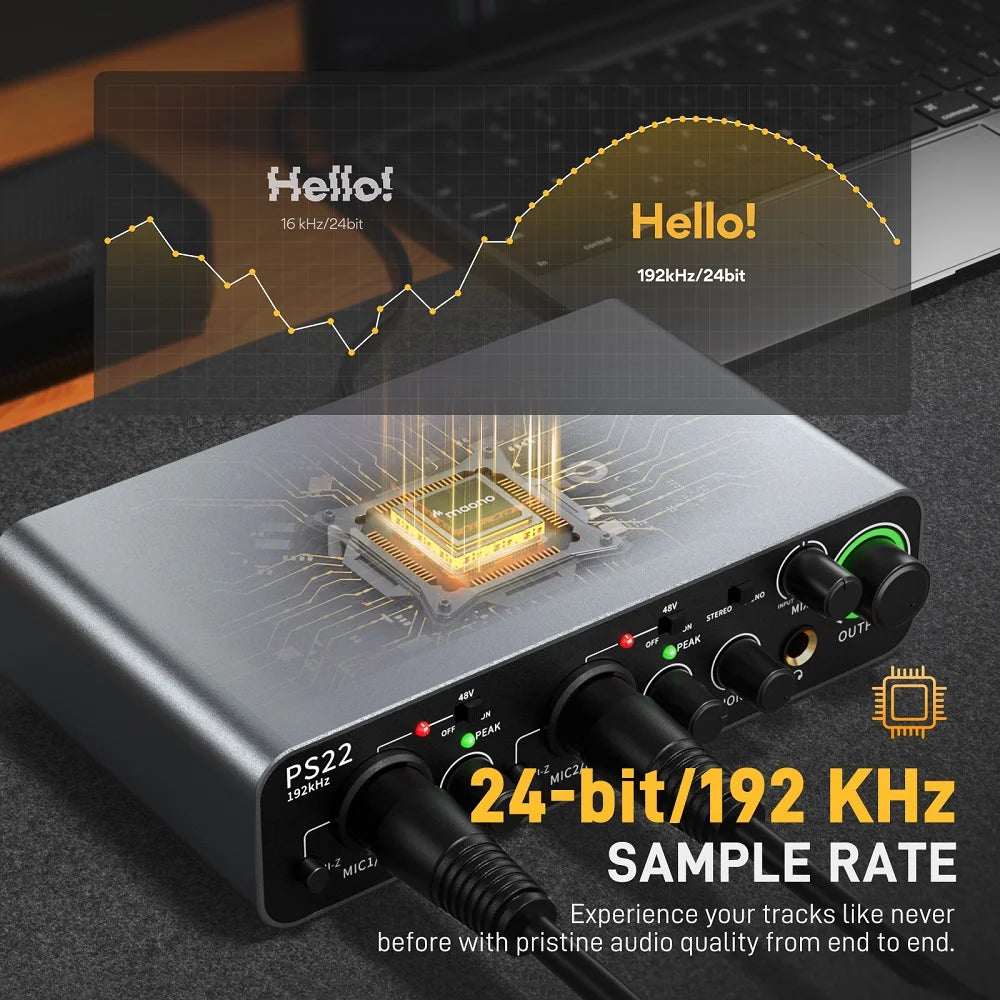 MAONO PS22 USB audio interface — features and details 2