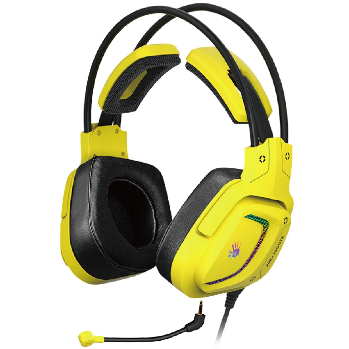 Bloody G575 Punk Yellow Virtual 7.1 Surround Sound Gaming Headset